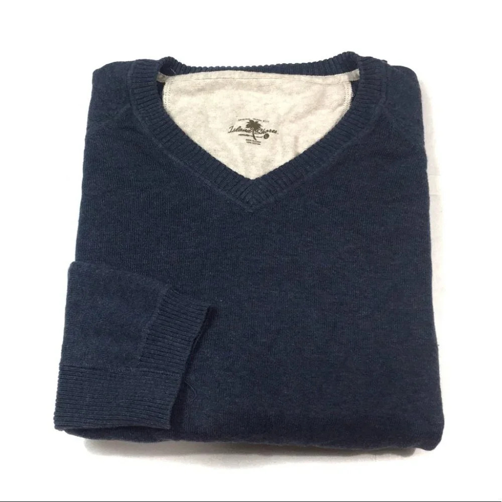SW41 Island Shores V Neck Winter Sweater L